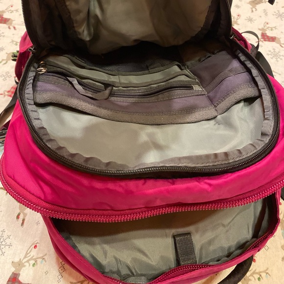 Hot Pink NorthFace Borealis Backpack